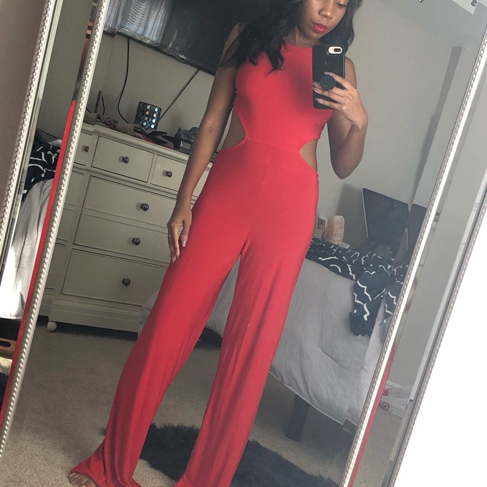 Red Jumpsuit - Picture 2 of 8